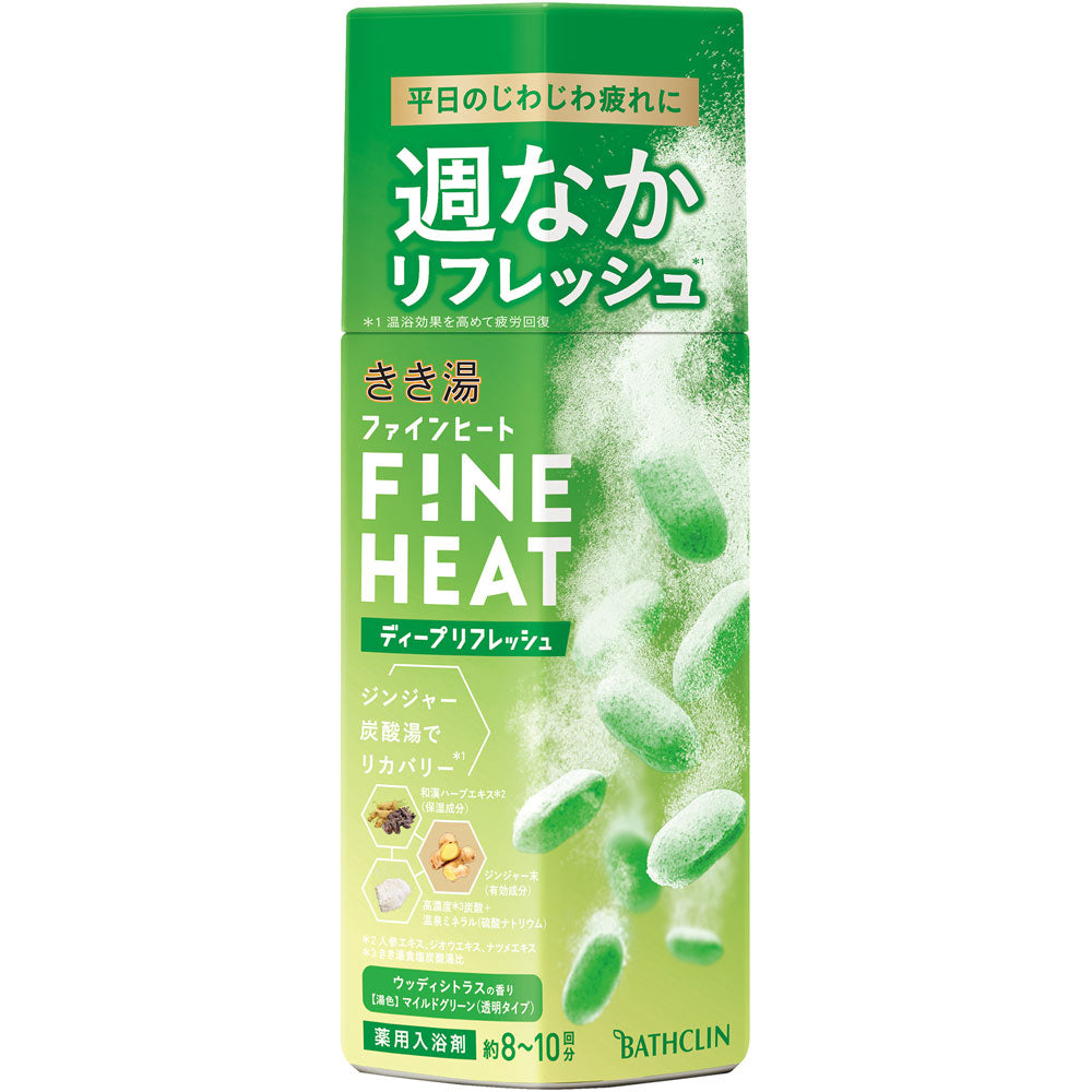 (医薬部外品)きき湯ファインヒートディープリフレッシュ４００ｇ