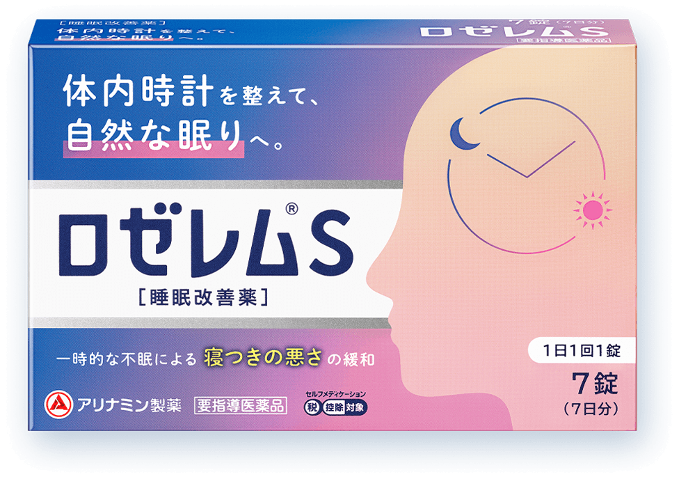 【要指導医薬品】ロゼレムS 7錠 睡眠改善薬 アリナミン製薬